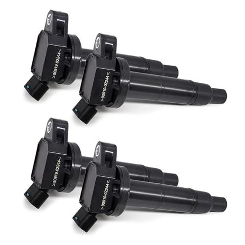 Bobine d'allumage pour Toyota Corolla et Lexus HS250h - Lot de 4 pièces 90919-02244