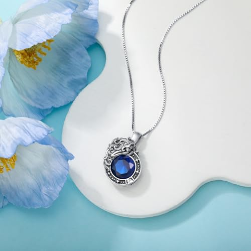 LONAGO Zodiac Sign Necklace Celestial Constellation Necklace Horoscope Astrology Zodiac Pendant Necklace Gift for Women3