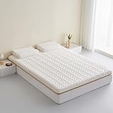 Tragbare Klappmatratze, 4 cm, weiche, atmungsaktive Auflage, Anti-Druck-Matratze mit rutschfester Unterseite, für Schlafzimmer, Reisen und Zuhause (voll: 120 x 200 cm, d)