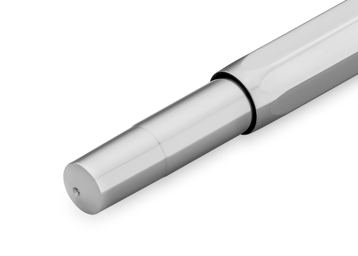 Kaweco TITAN SPORT Füllhalter I Premium Titanium Füllfederhalter für Tintenpatronen mit hochwertiger Stahlfeder I Luxus Füller aus Hightech-Metall 12,7 cm I Federbreite: F (Fein)