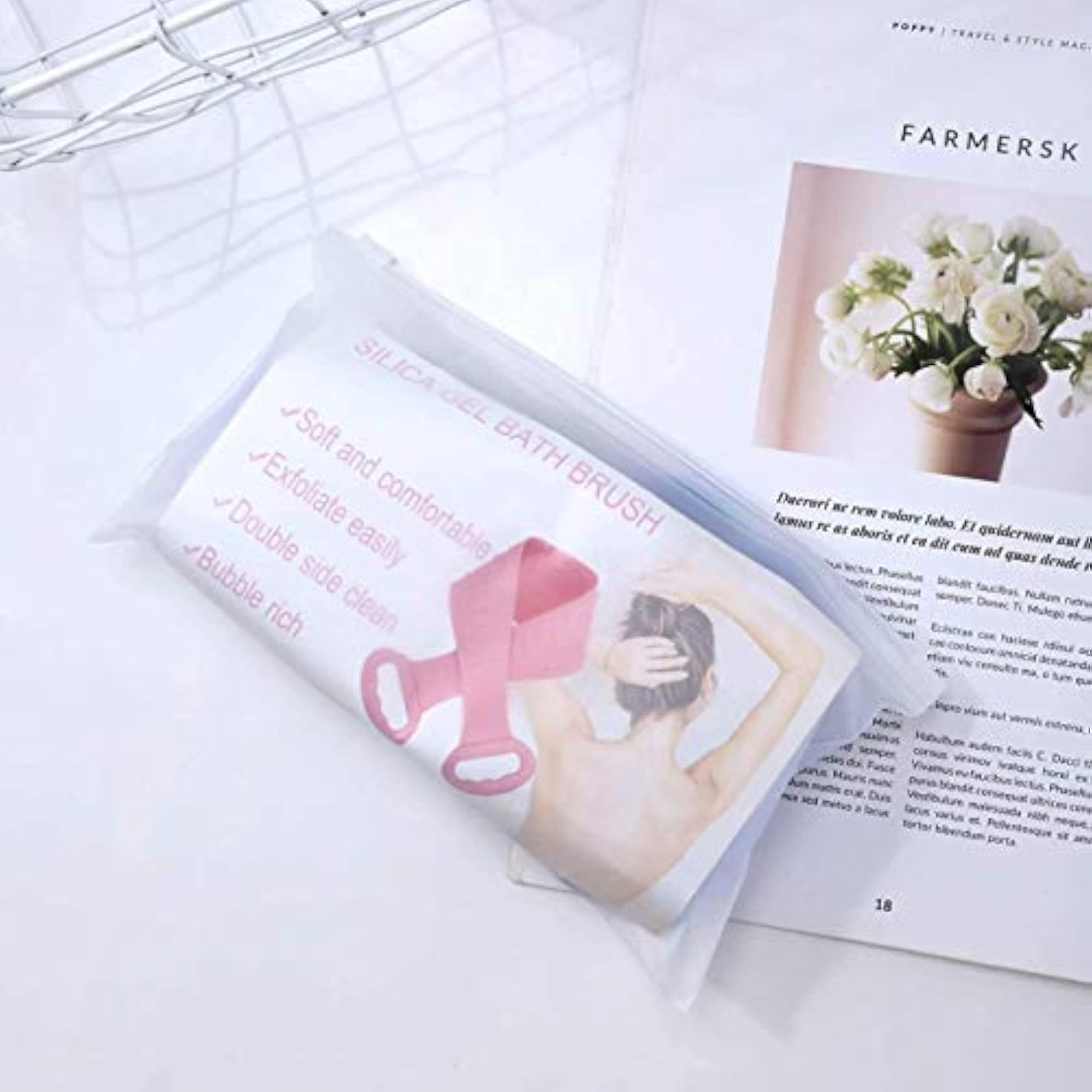Body Back Scrubber Bath Brush for Dead Skin Removal