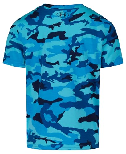 Image of Under Armour Boys' Short Sleeve Core Graphic T-Shirt, Lightweight & Breathable, Relaxed Fit