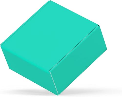 Vista 106 de Paquete de 25 cajas de envío de 4 x 4 x 2 pulgadas, cajas de regalo de San Valentín para el día de la madre, cajas de cartón corrugado, cajas de Rojo