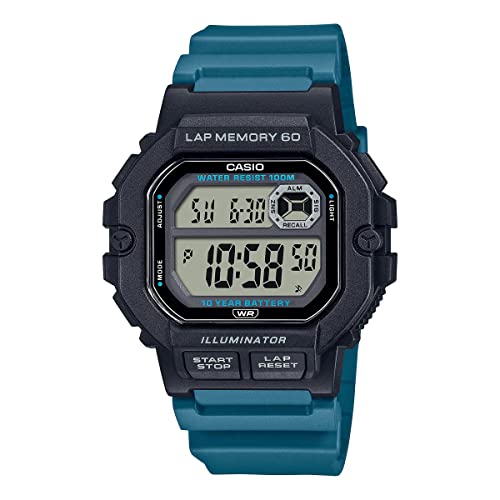 [�J�V�I] CASIO �X�|�[�c�M�A �f�W�^�� �����Y �r���v 60���b�v�������[�@�\���� WS-1400H-3AV �C�O���f�� �u���b�N×�u���[�O���[�� [���s�A���i]