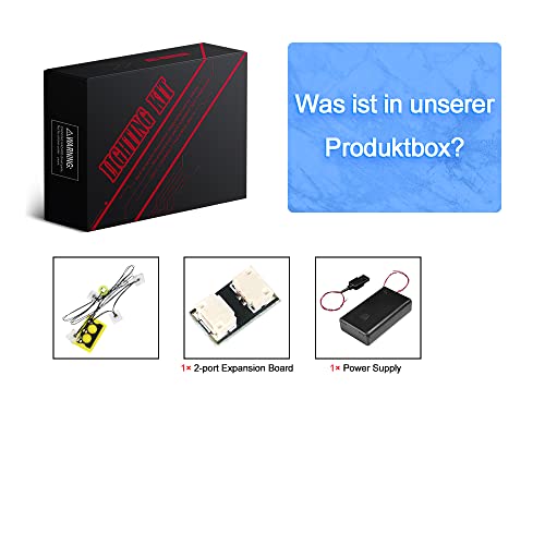 LocoLee Led Licht Set Kompatibel mit LEGO Iron Mans Nano Handschuh, Led Beleuchtungs Set Compatible with LEGO 76223 Nano Handschuh Infinity - Nur Lichter Set, Kein Modell (Standard Version) – Bild 7