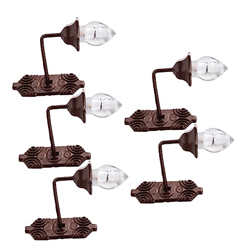 NUOBESTY Miniature Wall Lamps Model Lights for Model Houses 1:87 Scale Landscape