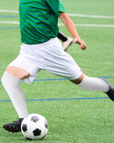 Panitay 2 Pairs High Football Socks Sport Multiple Sizes Over The Knee Baseball Socks Extra Long For Boys Girls Women Men thumb #6