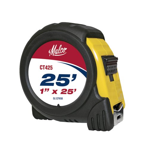 Cinta métrica Malco 1 pulg x 30 pies no magnética miniatura 1