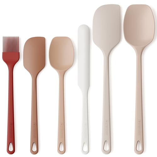 6-Pc Astercook Silicone Spatula Set (Macaron Pastel or Morandi) - image 1
