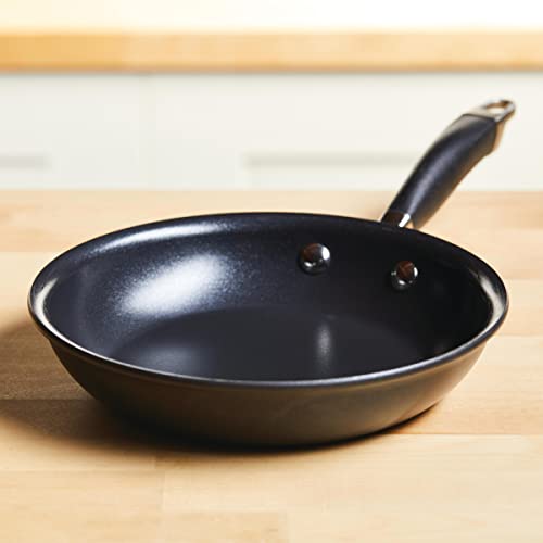 Anolon Advanced Home Hard Anodized Nonstick Frying Pan, 8.5 Inch – Small Non Stick Egg Pan, Durable Nonstick Skillet - Onyx by Anolon - Image 9