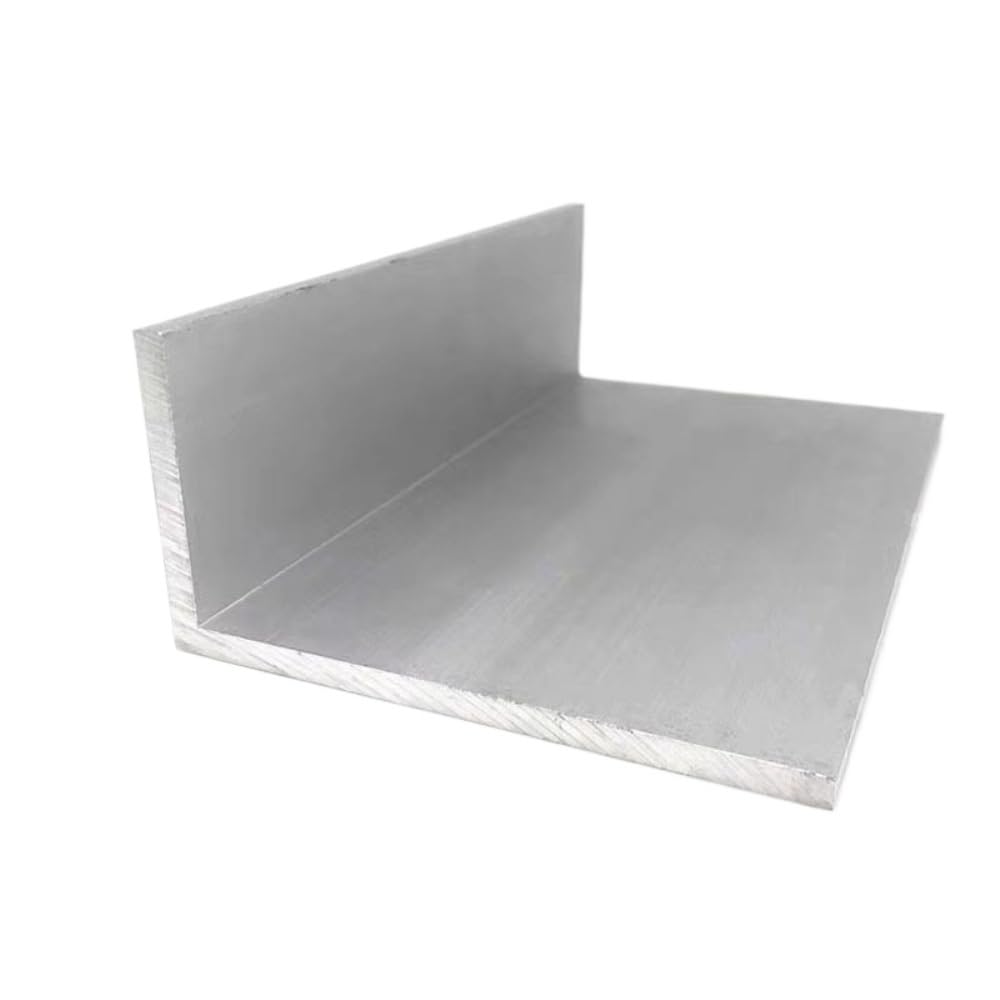 Aluminio de ángulo recto de la serie 50x100mm, aleación de aluminio en forma de L, perfil triangular de borde de aluminio 6063 AL, materiales DIY(Thick 4mm,490mm 1Pcs)