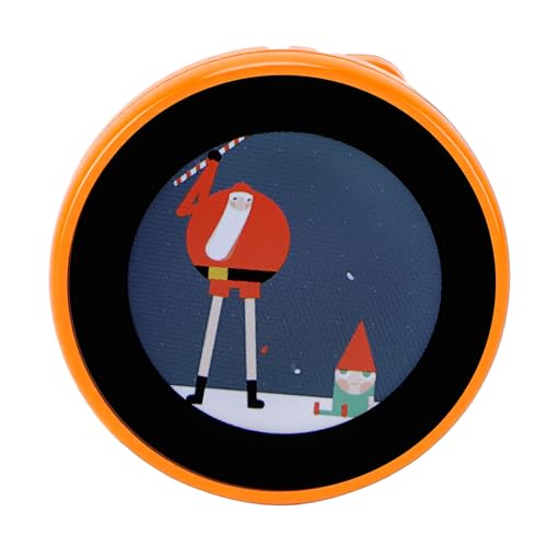 xuuyuu DIY Electronic Animate Pin Bike Tail Light, 1.9 Inch HD Screen, Touch Control, Wireless Cnecti, GIF Support, with Brake S