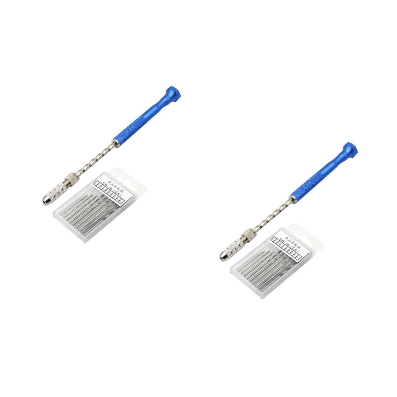 Balacoo 2sets Semi-automatic Glass Drill Bits Drilling for Glass Projects 11pcs*2