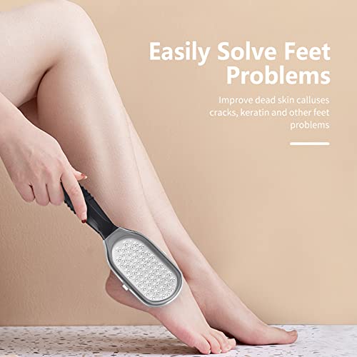 Asontao FOOT FILE_001 Rasp Foot File And Callus Remover. Professional Foot Care Pedicure Stainless Steel File To Remove Hard Skinch Can Be Used thumb #2