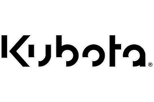 14&quot; Large Kubota Tractor Decal Sticker Black & White Graphic