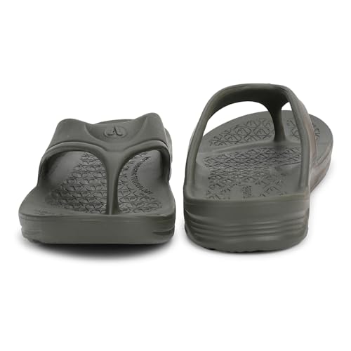 Image of Aqualite AL-1251 Slippers for Men with Comfotable Sole Slip-On Flat Flip Flops, Sliders, Chappal & Comfortable Slipper for Men