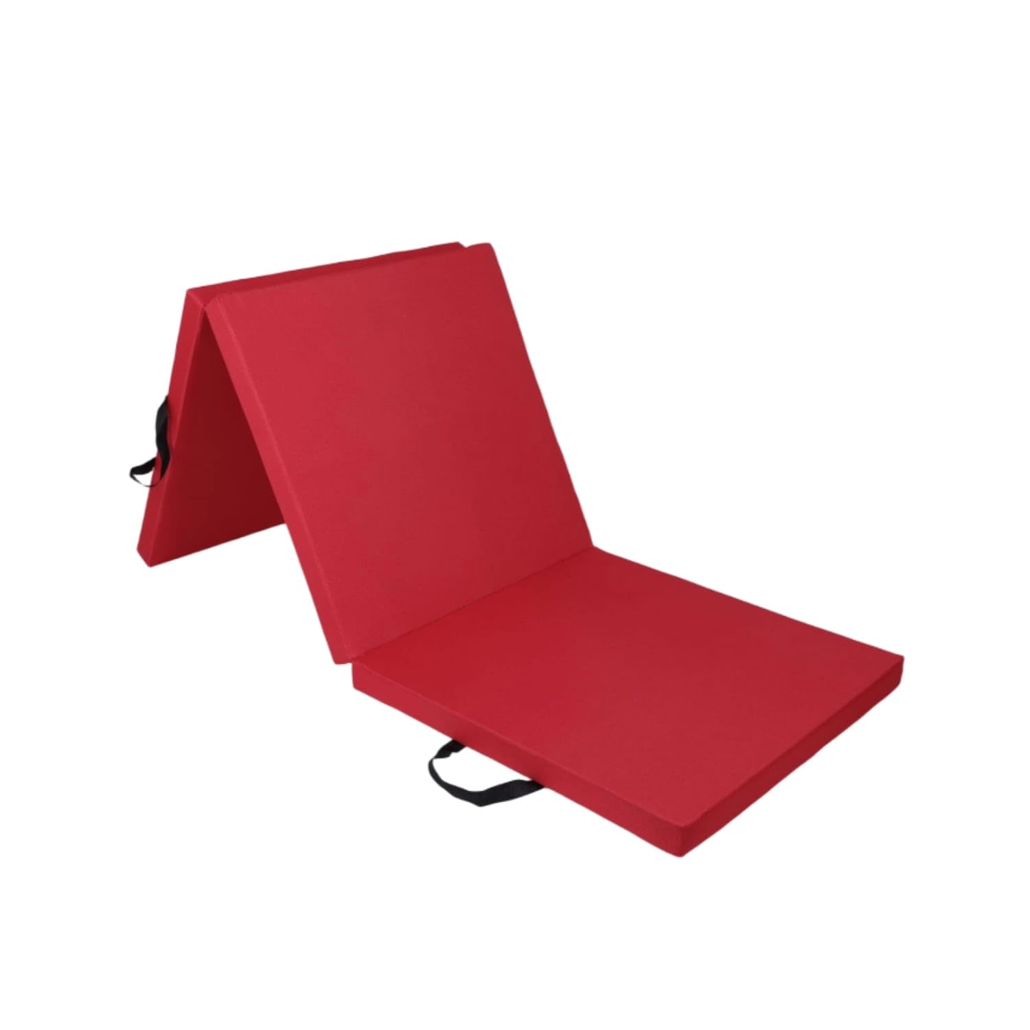 Textile Cover Foldable Exercise Mat Rectangular Tri-Fold Mat, 180x60x5 C-picture-23