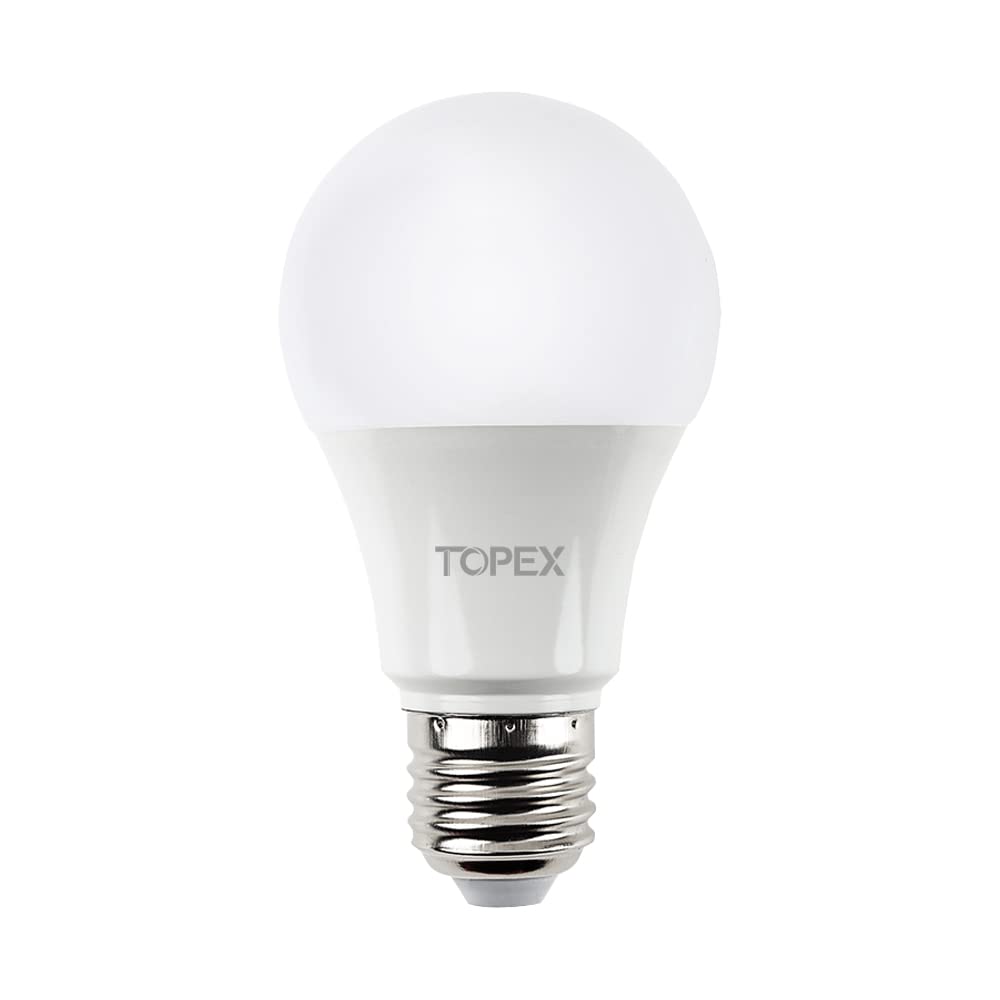 TOPEXLitex Led Lamp/Bulb 11 Watt E27 3000K - Polycarbonate Diffuser-White Body 62.3 * 31.8 * 24.1 White