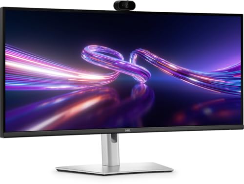 Dell Pro P 34 P3426WEV Curved-Monitor 86.6cm (34.1') UWQHD・IPS・8ms・HDMI・DP・USB-C・Webcam (DELL-P3426WEV)