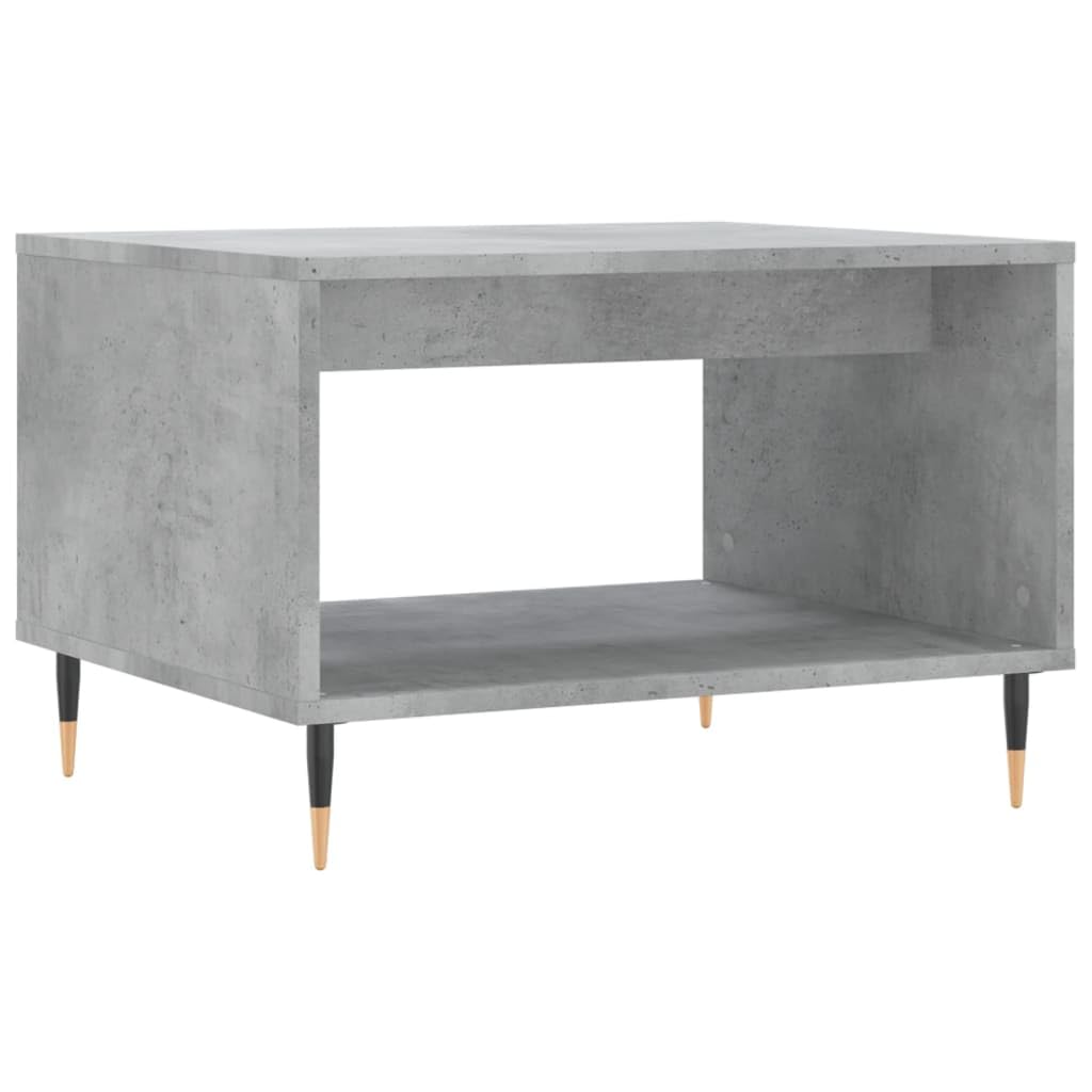 Homgoday Tavolino da caffè grigio cemento 60 x 50 x 40 cm, tavolino in legno ingegnerizzato, tavolino da tè per soggiorno, sala di accoglienza degli ospiti, camera da letto e ufficio 248 mobili