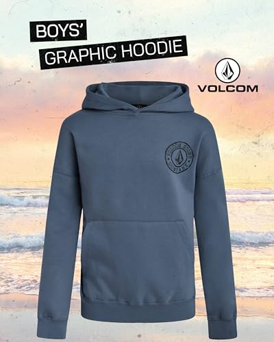 Image of Volcom Boys Hoodie - Long Sleeve Pullover Graphic Hoodie Sweatshirt - Warm Casual Hoodies for Boys (8-20)