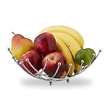 obstschale silber antik Zeitlos: Das dezente Design fügt sich dekorativ in jede Umgebung - Fruchtkorb im edlen Gitter-Design