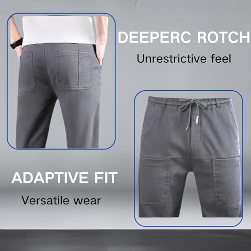 Mencomfy Cargo Pants Multipants - High Stretch Multi Pocket Durable Cargo Pants Comfort Fit Waterproof Cargos Pant3