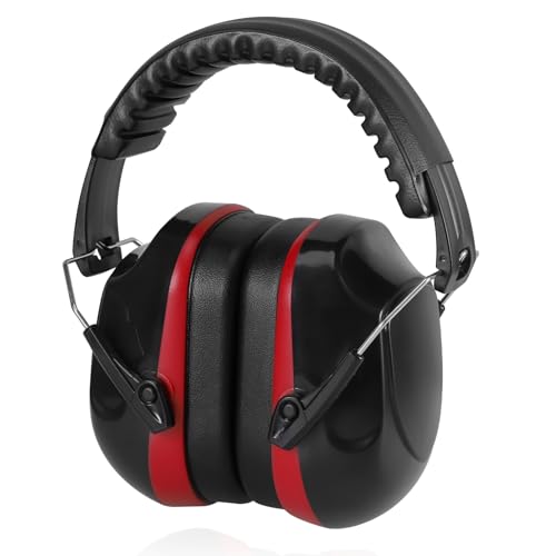Zocipro Gehörschutz, Lärmschutz Kopfhörer Ohrenschützer mit Rauschunterdruck faltbar Kapselgehörschutz Safety Ear Muffs SNR 34dB Schallschutz für Arbeit Baustelle Autismus...