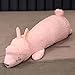 LNNXY Morbido Simpatico Peluche di Alpaca Cuscino Lungo Bambola Carina Ragazza Che Dorme Abbraccio Bambola 75 cm Rosa