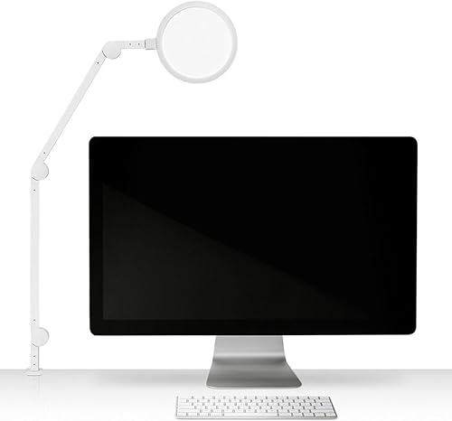 Miniatura 3 de LUME CUBE Edge 2.0 Lámpara LED de escritorio | Luz de escritorio regulable para oficina en casa con puerto de carga USB y brazo oscilante fuerte |