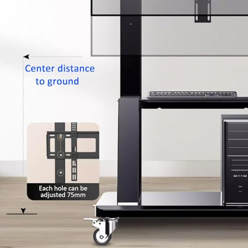 Soporte móvil para TV ajustable en altura miniatura 3