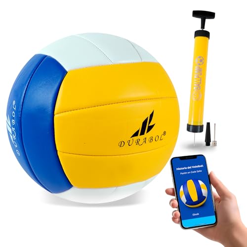 EMOCIONICA| Balón Voley Playa Unisex, Pelota Voley Playa de Tacto Suave, Balon de Voleibol Tamaño Oficial, Pelota de Voleibol Apta para Todas Las Edades.