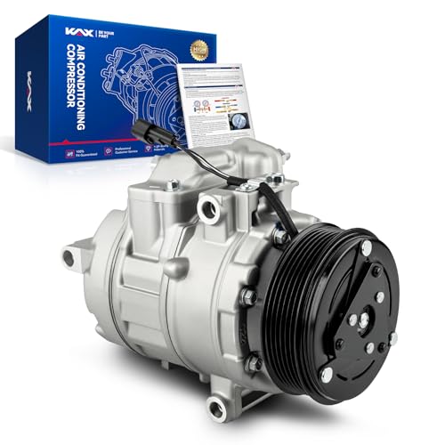 KAX 98332 AC Compressor Fits for Ford Explorer 2012 2013 2014 2015 3.5L, 2011, Police Interceptor Utility 2014-2015 3.7L, 2013, Air Conditioning Compressor with Clutch