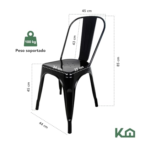 La Mejor Selección de Sillas Tolix - los más vendidos. 18 Imagen adicional