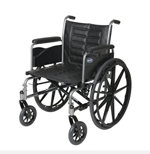 Invacare Tracer IV Wheelchair for Adults | Bariatric Folding | 20 Inch Seat | Full Arms