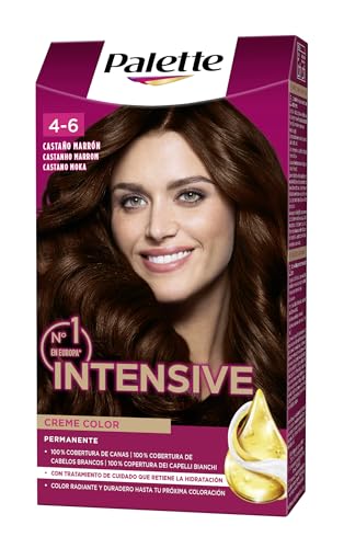 Tinte Schwarzkopf Palette Intense Color Cream Nº 4.6 Castaño Marrón