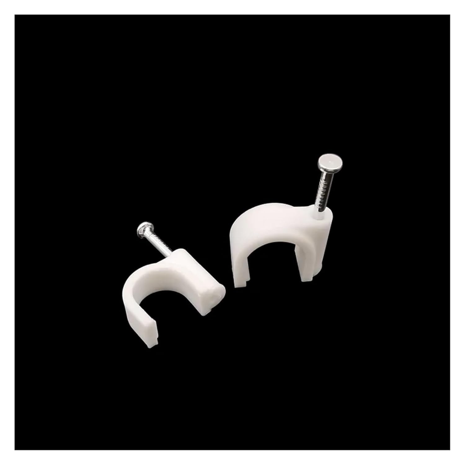 Pinces à câbles for rangement de câbles, pinces de rangement de fils, 100 pièces de serre-câbles en plastique for fils électriques 4 mm, 5 mm, 6 mm, 7 mm, 8 mm, 9 mm, 10 mm, 12 mm, support de serre-câ