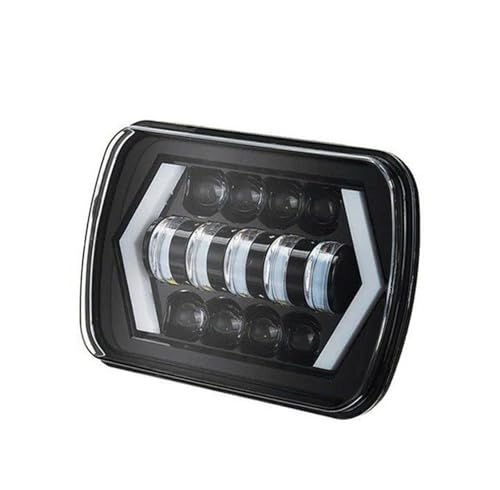 Feux LED carrés H4 antibrouillard GMC Savana éclairage double faisceau
