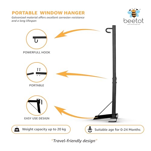 beetot Baby Set | Pure Cotton Cloth, Removal Pad, Mosquito Net, Spring, Triangle and Window Hanger | FS- (Dark Pink, Star Design)