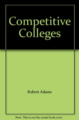 Competitive Colleges 0768910455 Book Cover