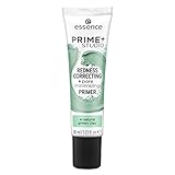 Maquillaje de Essence ess. prime + studio corrector de rojeces + primer minimizador de poros