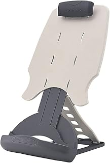 Kensington Insight Adjustable Book Copyholder, 50 Sheet Capacity, Metal, Midnight Blue/gray