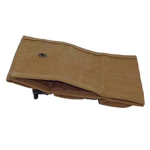 Warreplica U.s. Wwi 1917 Half Moon Clip .45 Cal 3 Pocket Pouch - Reproduction #TOP6