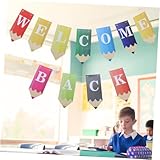 Zoom IMG-2 tofficu 1set festone decorativo back Zoom IMG-2 tofficu 1set festone decorativo back