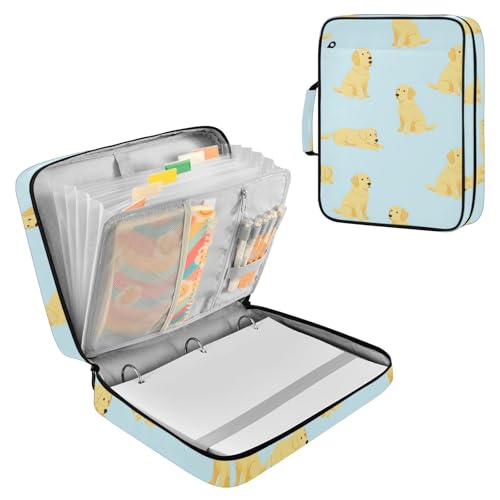 Carpeta de Golden Retriever para evitar la pérdida de documentos 2