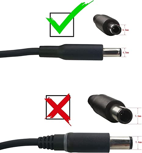 Image of Dell Inspiron Laptop Charger Genuine 65W watt 4.5mm tip AC Power Adapter for Inspiron 13 14 15 3000 5000 7000 Series 5558 5755 3147 7348-2in1 5555 5559 0G6j41 0MGJN with Power Cord
