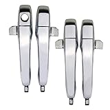 Osompar 4PCS Exterior Door Handle for Chrysler 300/300C 2005-2010 Dodge Magnum 2005-2008 Dodge Charger 2007 Replaces CH1310142 5065801AG 4589009AH Front Rear Driver Passenger Side