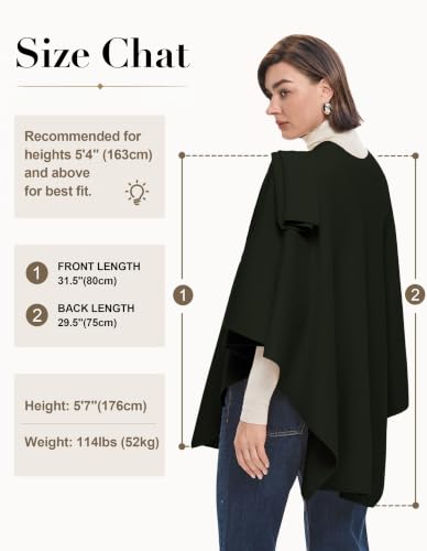 Image of PULI Womens Cross Front Poncho Shawl Wrap Elegant Wedding Formal Gift