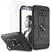 Galaxy S6 Edge Plus Case, Jeylly [3 Color] Slim Hybrid Impact Rugged Soft TPU & Hard PC Bumper Shockproof Protective Anti-Slip Case Cover Shell for Samsung Galaxy S6 Edge+ Plus G928 - Black