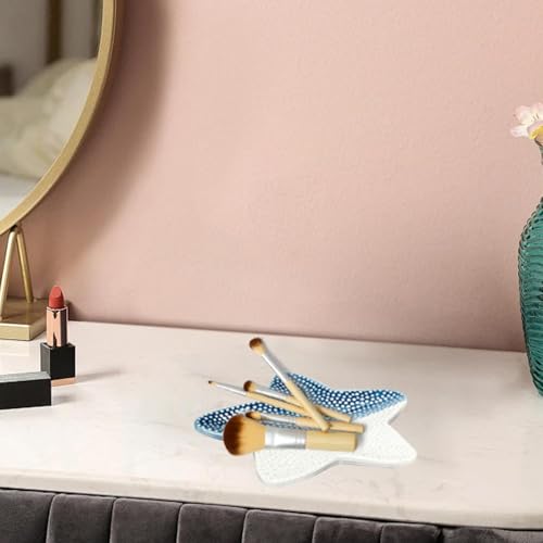 Vikrami lighting Ceramic Blue Starfish Trinket Dish Jewellery Dish Key Bowl Ring Dish Jewelry Holder Decorative Tray Entryway Storage Tray Home Decoration Ornaments - Cosy Home Interiors Vikrami lighting Ceramic Blue Starfish Trinket Dish Jewellery Dish Key Bowl Ring Dish Jewelry Holder Decorative Tray Entryway Storage Tray Home Decoration Ornaments - Image 6